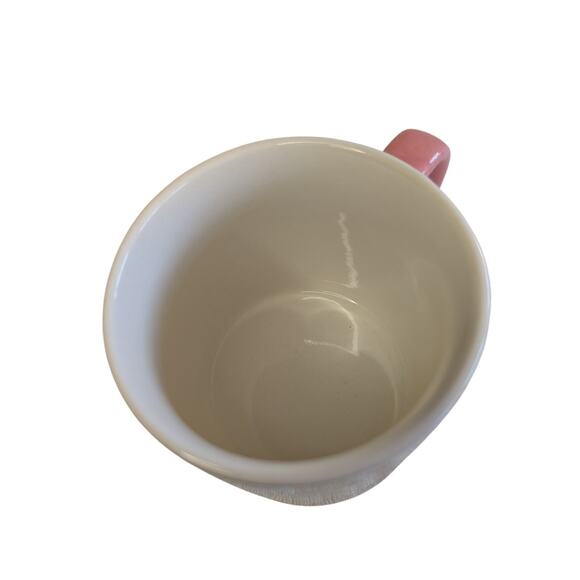 Artisan Coffee Mugs, "No Probllama" Oversized Llama Polka Dot Ceramic Cup - Picture 4 of 8